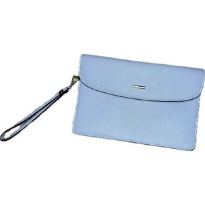 Lovesac Envelope Clutch - Blue- Purse Wristlet